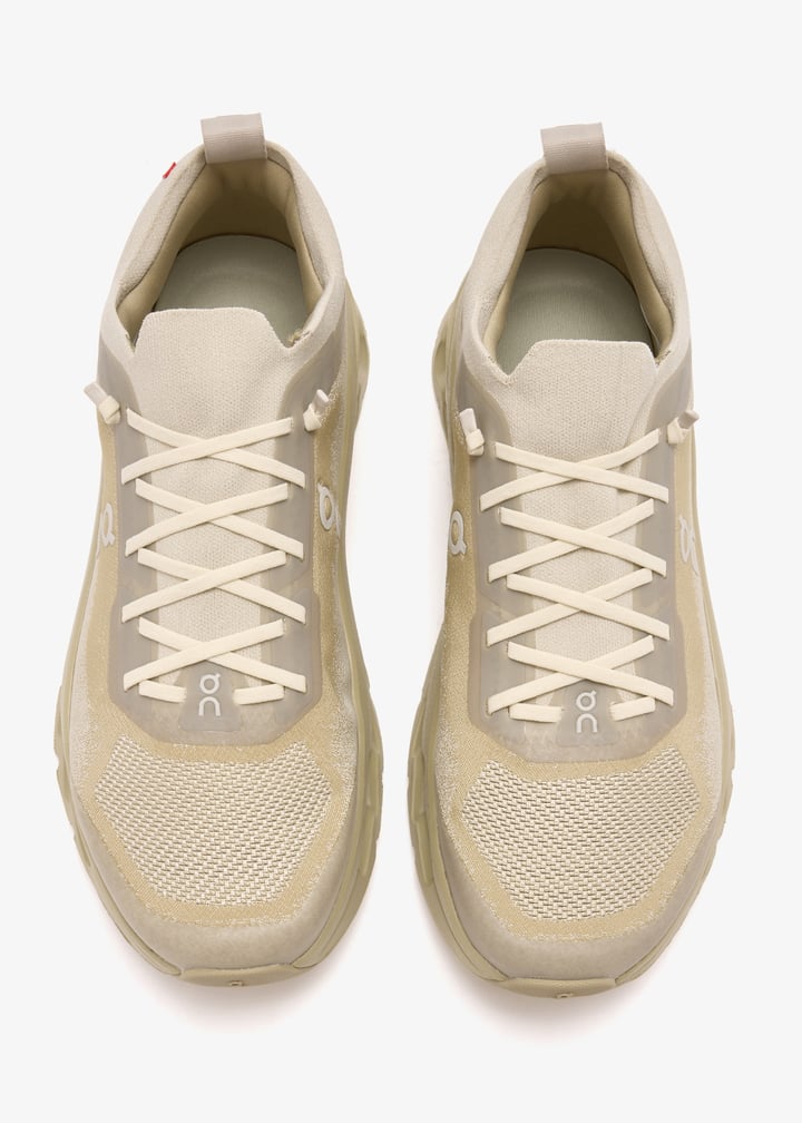 On Beige & Sand Sneakers with Sculpted Cutout Sole
