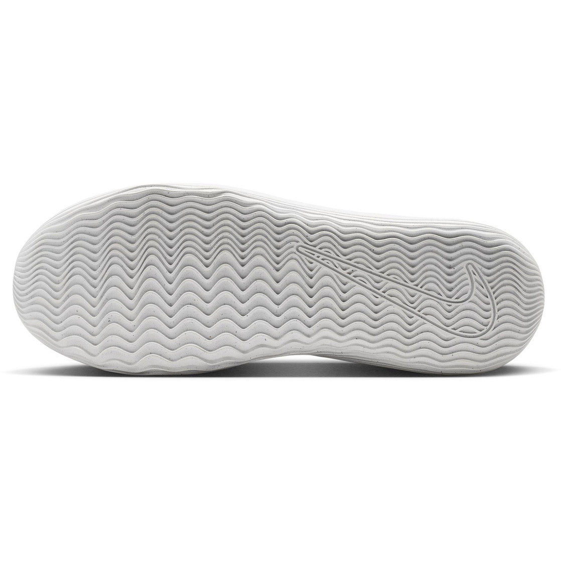 Nike White Low-Top Lace-Up Sneakers with Black Accents