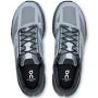 On Slate Grey Mesh Sneakers with Dark Cutout Sole