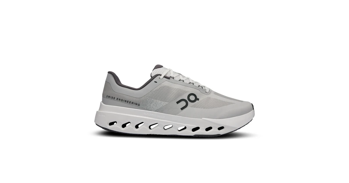 On Light Grey Mesh Low-Top Sneakers