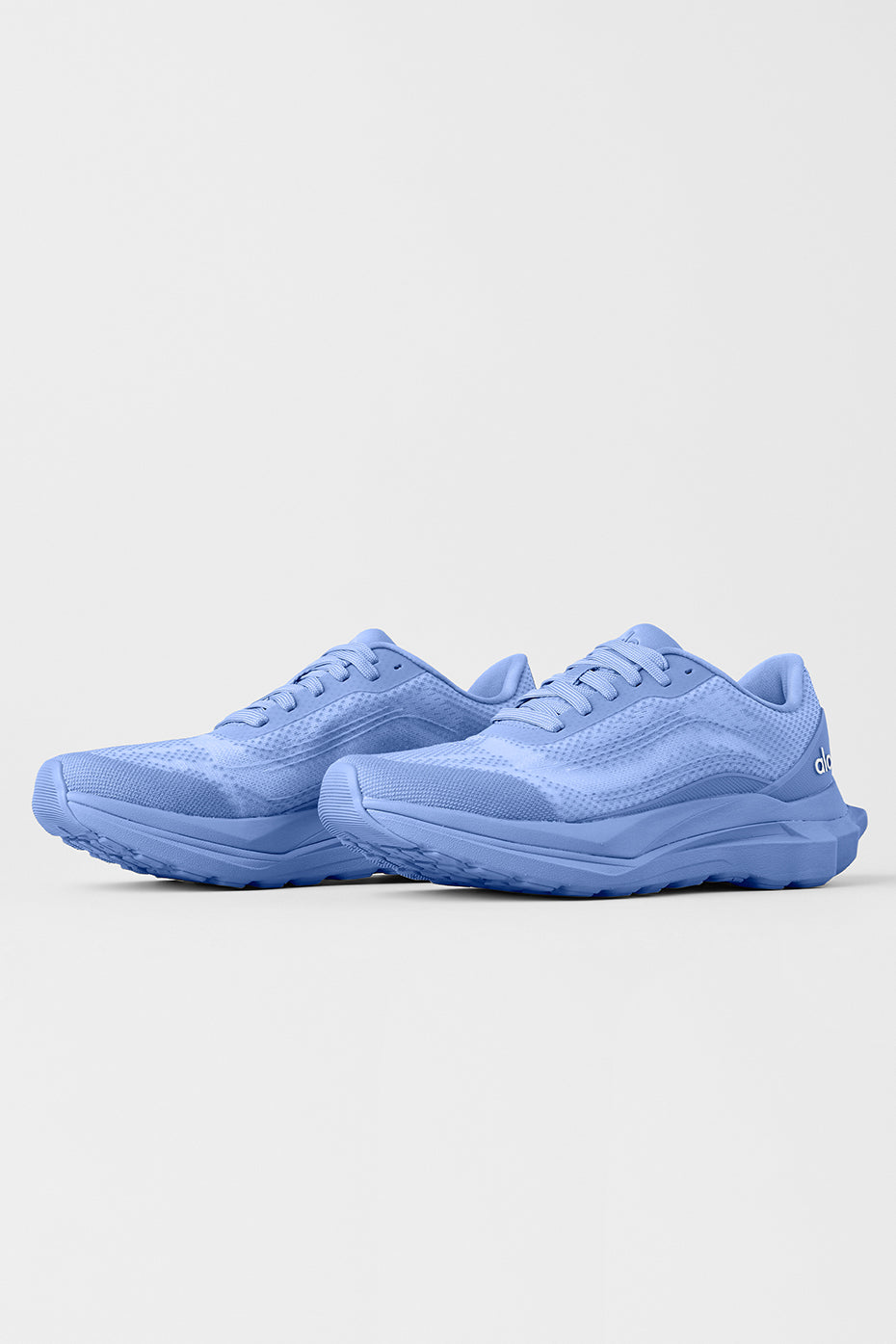 Alo Periwinkle Blue Mesh Lace-Up Sneakers