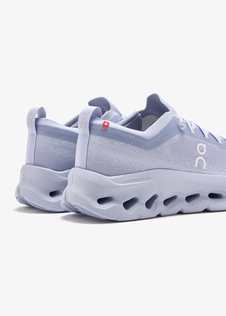 On Pale Blue Sneakers with Sculpted Cutout Sole
