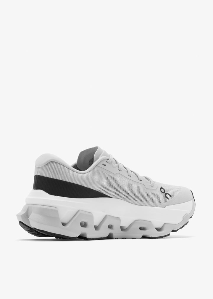 On Light Grey and Black Sneakers with Chunky Cutout Sole