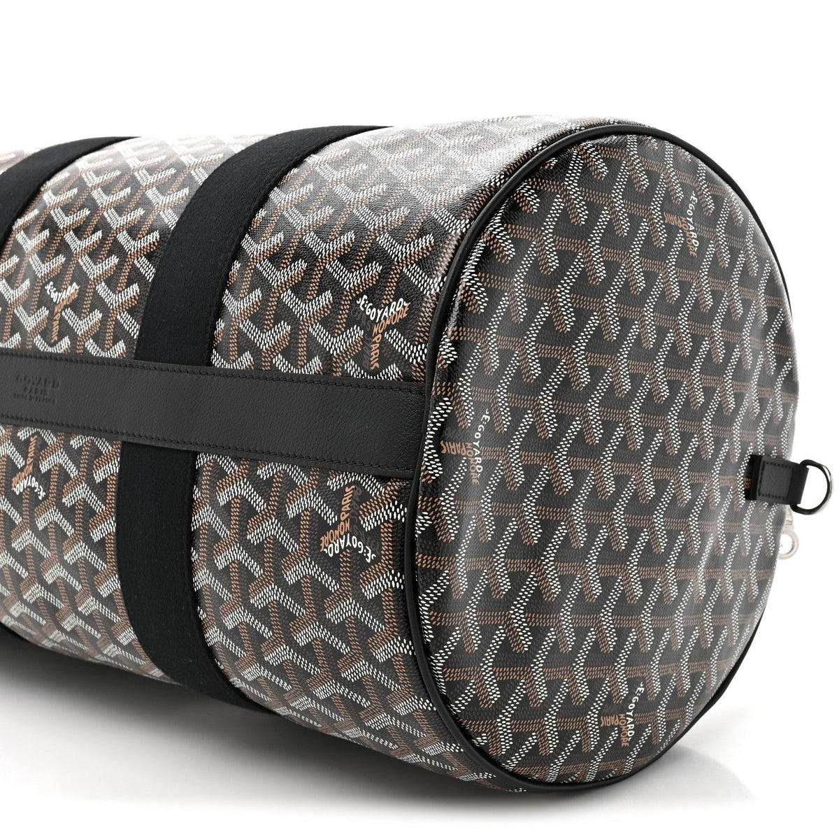 Goyard Barrel 40 Sports Bag – Black Goyardine Canvas