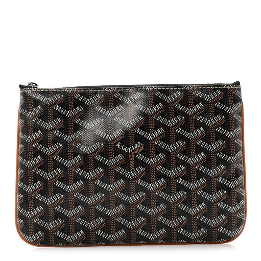 GOYARD Goyardine Senat Pochette PM – Black / Gold