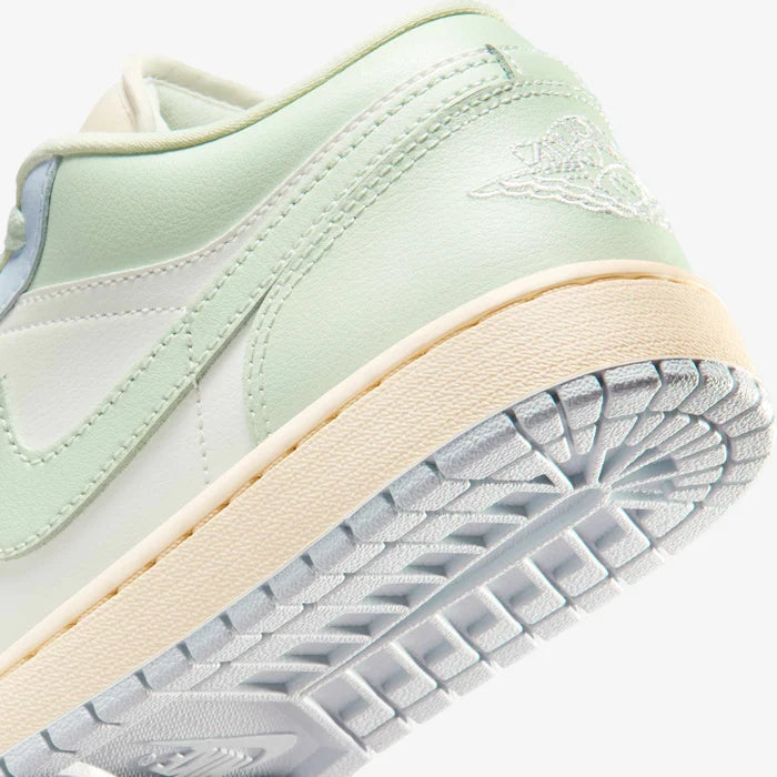 Air Jordan 1 Low Sneakers – Pastel Blue, Green & Cream