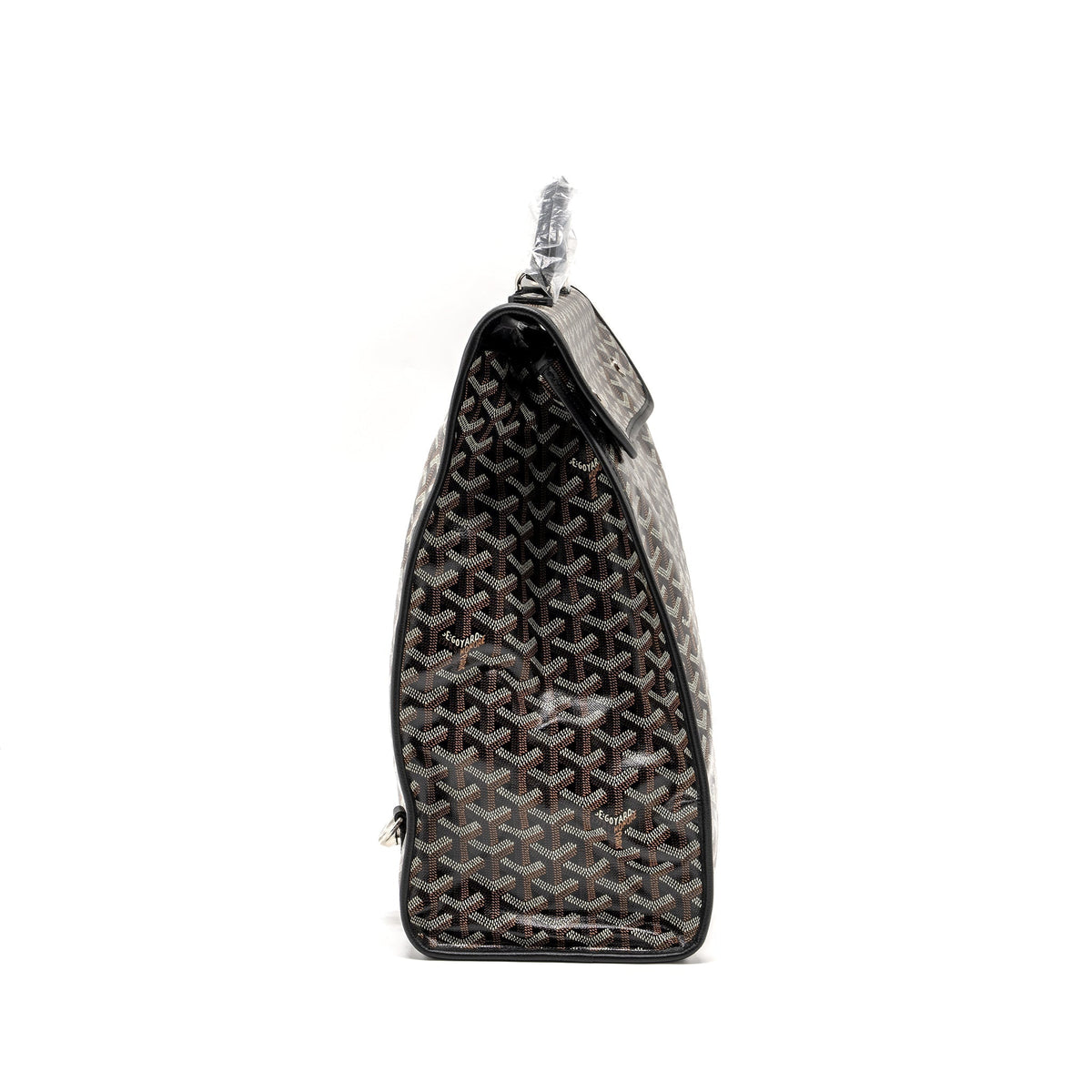 Goyard Saint Léger Backpack – Black Goyardine Canvas & Leather, Silver Hardware