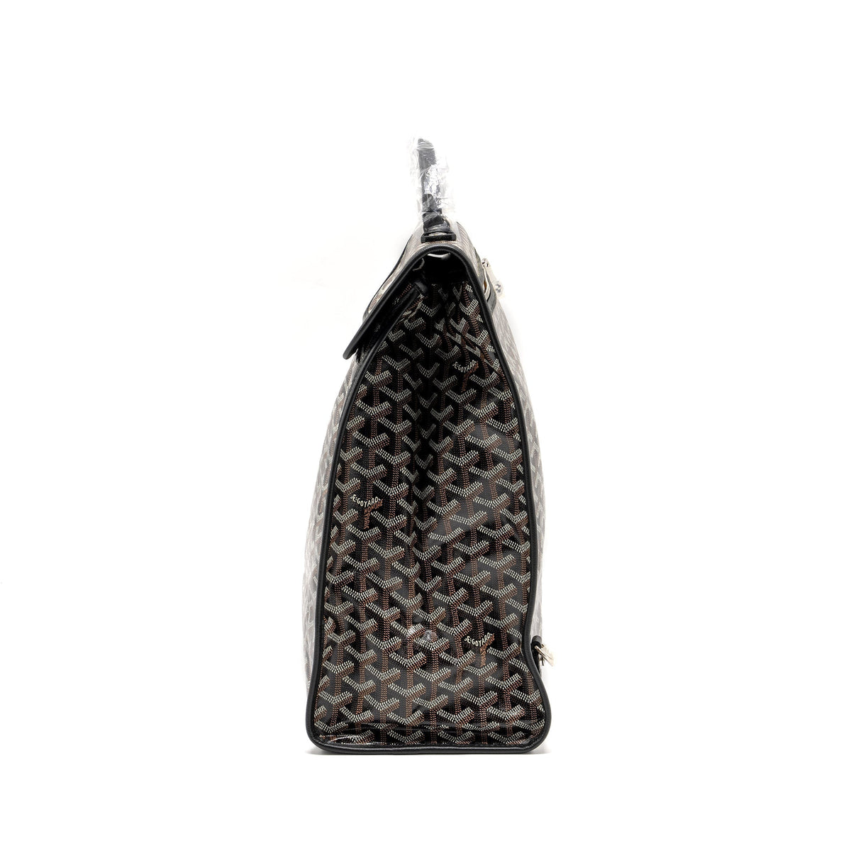 Goyard Saint Léger Backpack – Black Goyardine Canvas & Leather, Silver Hardware