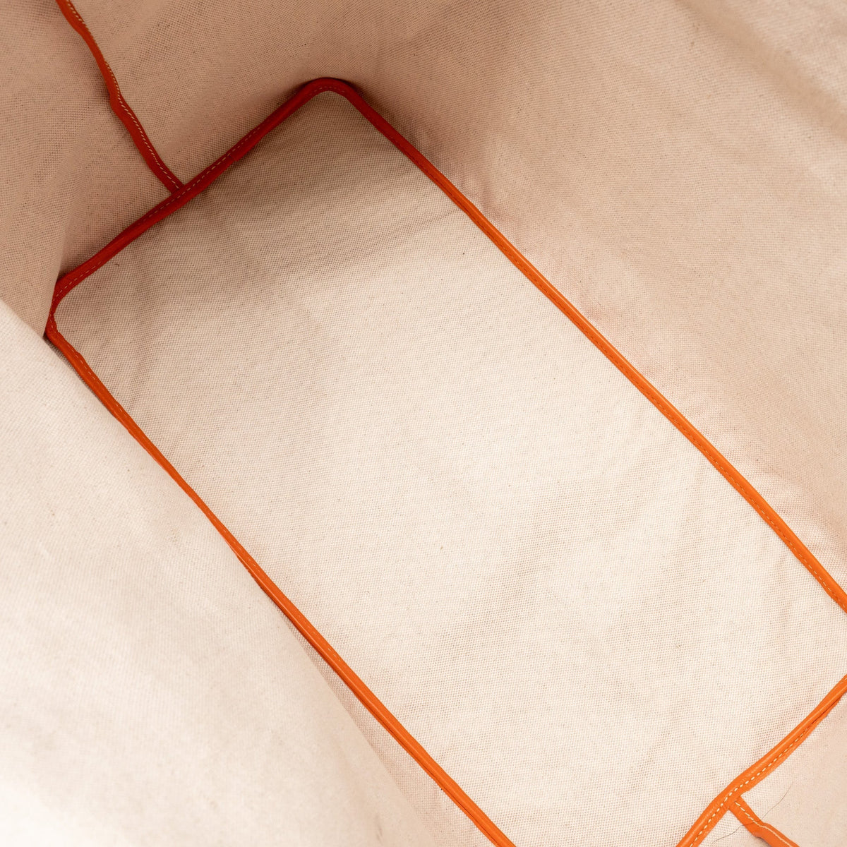 Goyard Saint Louis Tote GM – Orange Goyardine Canvas, Silver Hardware