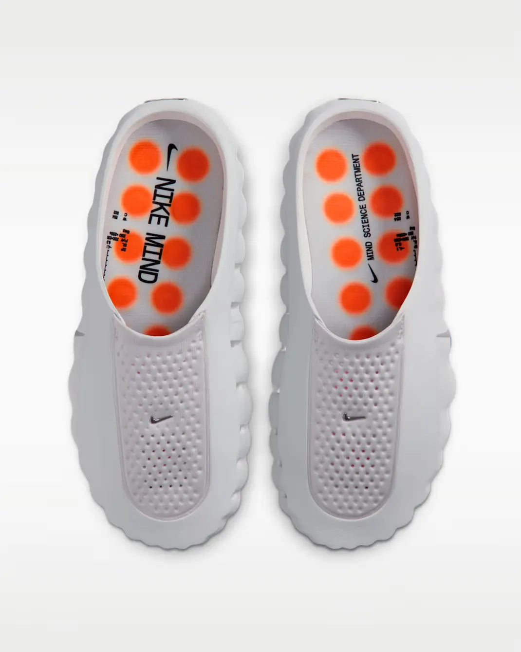 Nike Mind 001 Light Smoke Grey Slip-On Mules