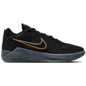 Nike Black Low-Top Sneakers with Gold-Tone Swoosh