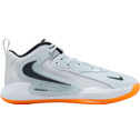 Nike Light Grey Sneakers with Dark Swoosh & Gum Sole