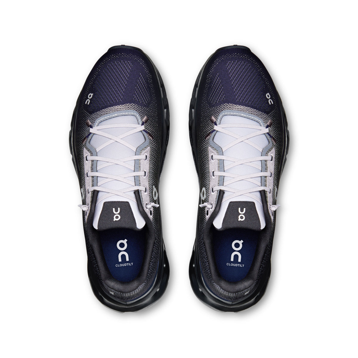 On Cloudtilt Platinum & Midnight Sneakers