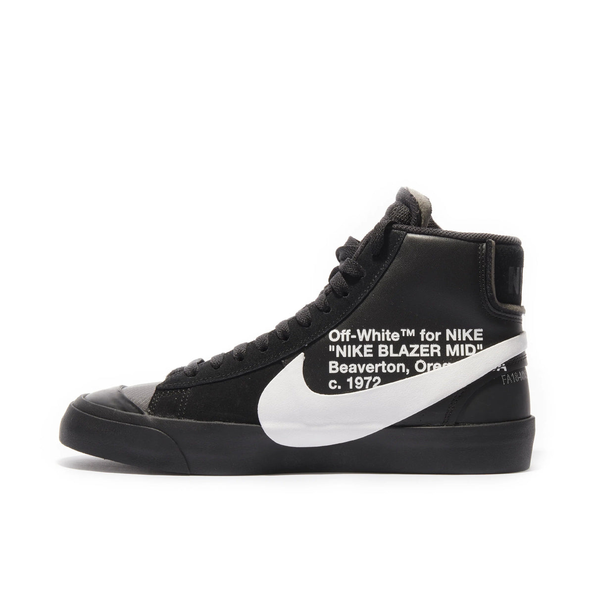 Off-White x Nike Blazer Mid Black & White Sneakers