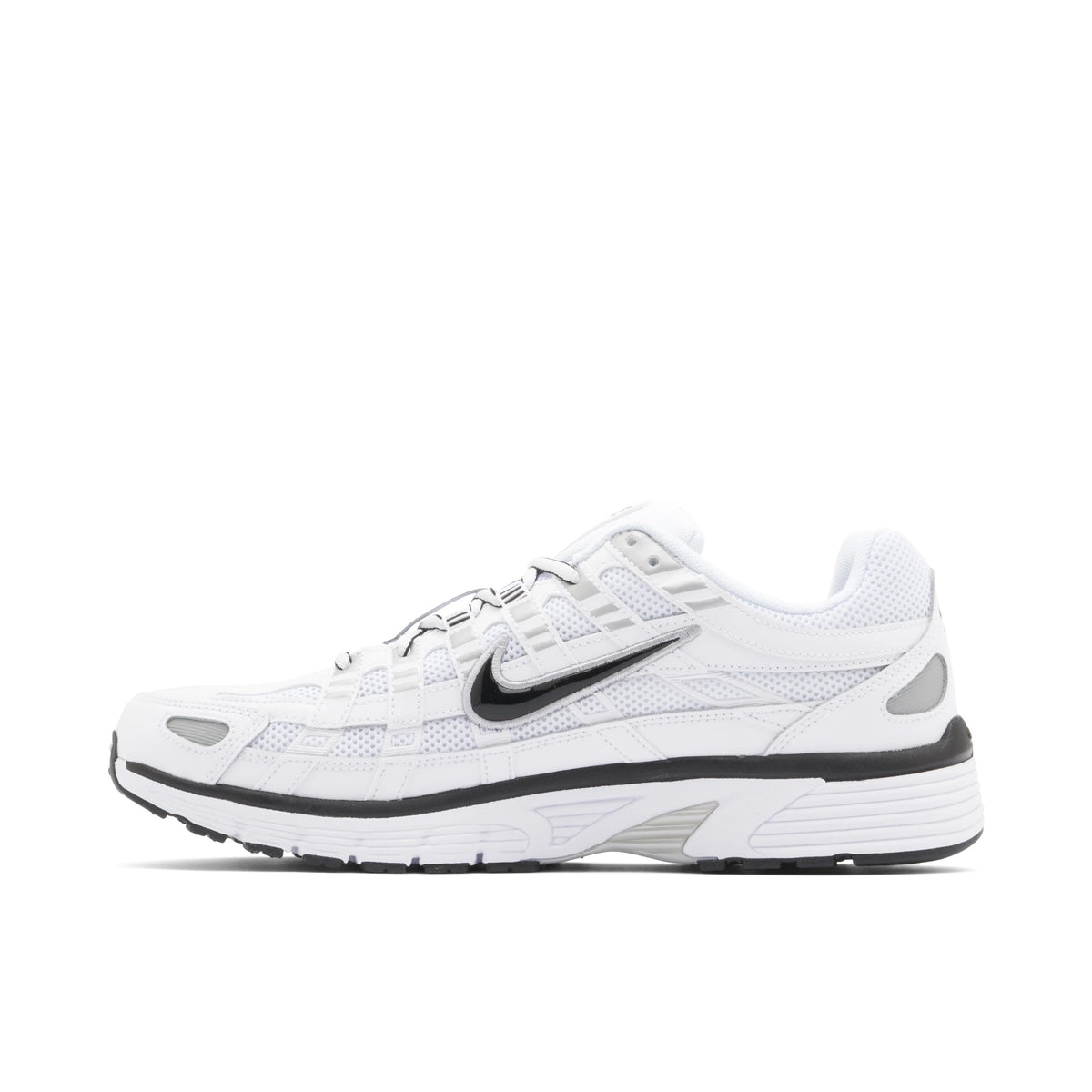 Nike P-6000 White & Black Mesh Sneakers