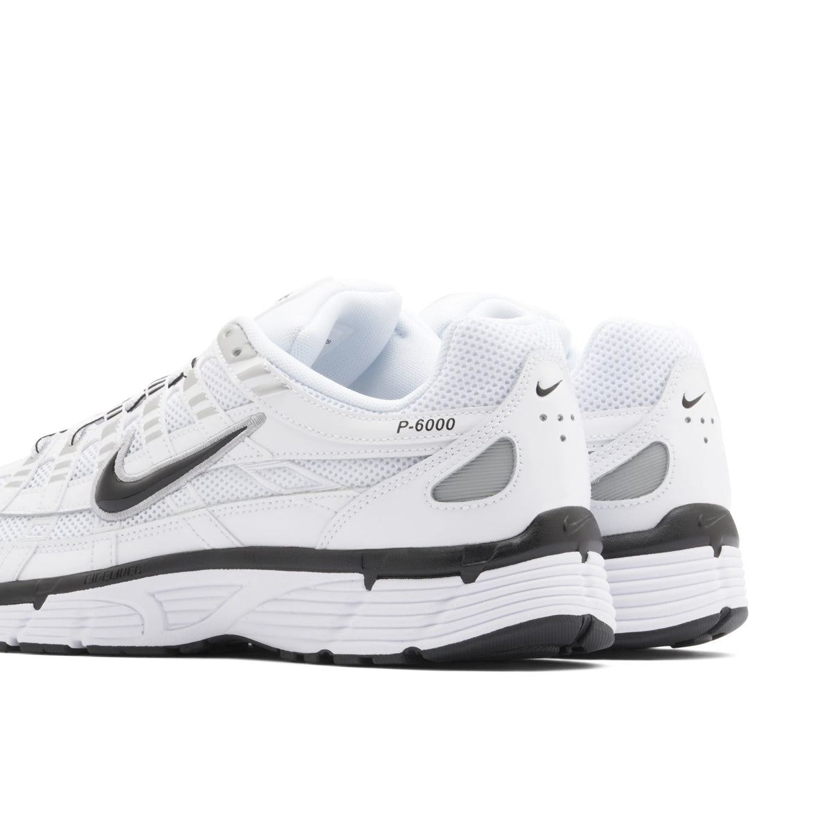 Nike P-6000 White & Black Mesh Sneakers