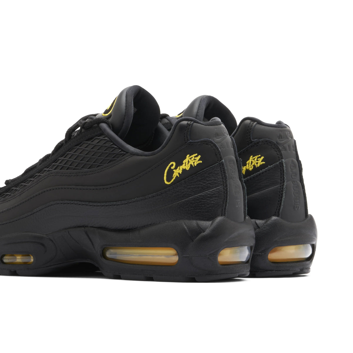 Corteiz x Nike Air Max 95 Black & Yellow Sneakers