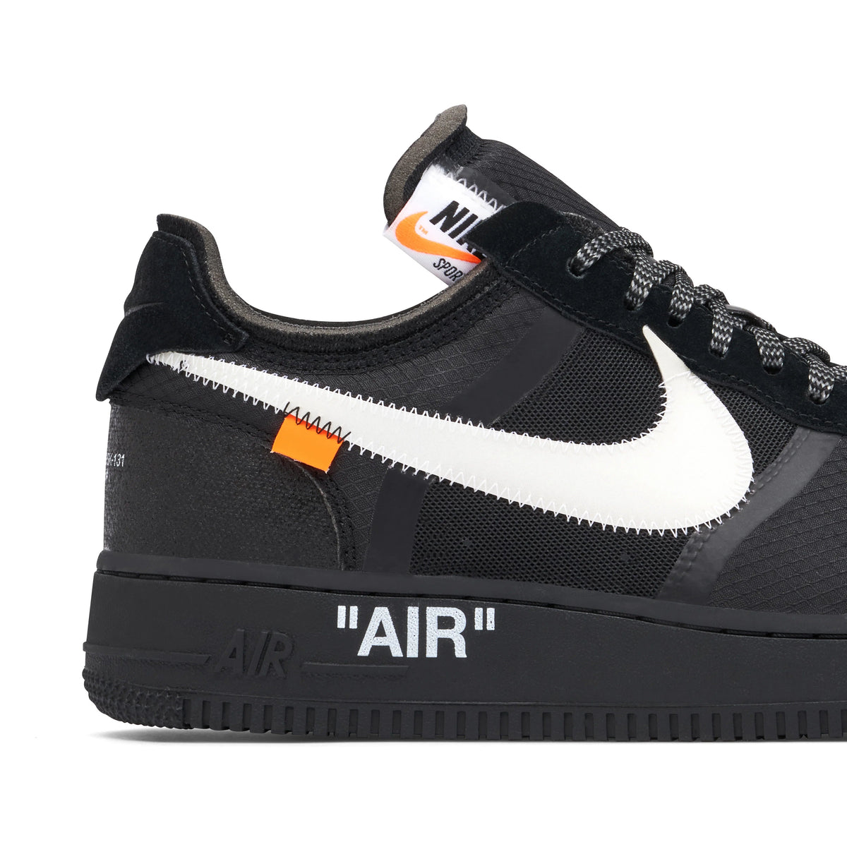 Off-White x Nike Air Force 1 Low Black & White Sneakers