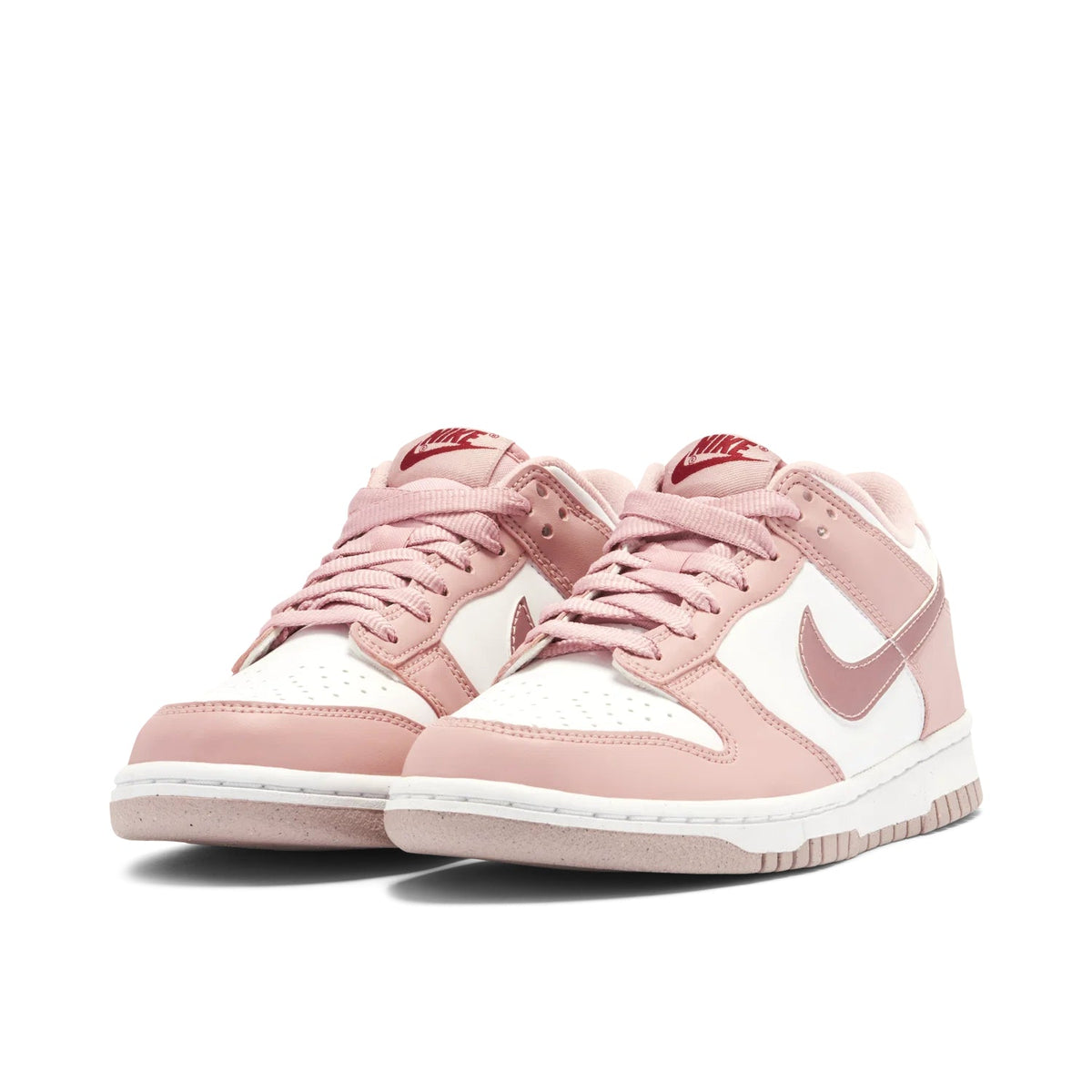 Nike Dunk Low Blush Pink & White Sneakers