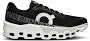 On Cloudmonster 2 Black & White Mesh Sneakers