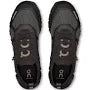 On Black and Grey Mesh Sneakers with Black Segmented Sole