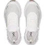 On White Mesh Sneakers with Segmented Cutout Sole