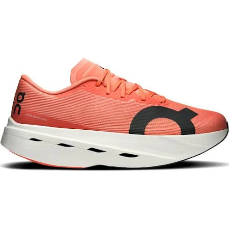 On Coral Sneakers with Black Logo and White Sculpted Sole