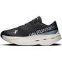 On Black and Grey Sneakers with White Sculpted Sole