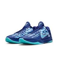 Nike Navy Low-Top Sneakers with Light Blue & Teal Accents