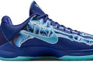 Nike Navy Low-Top Sneakers with Light Blue & Teal Accents