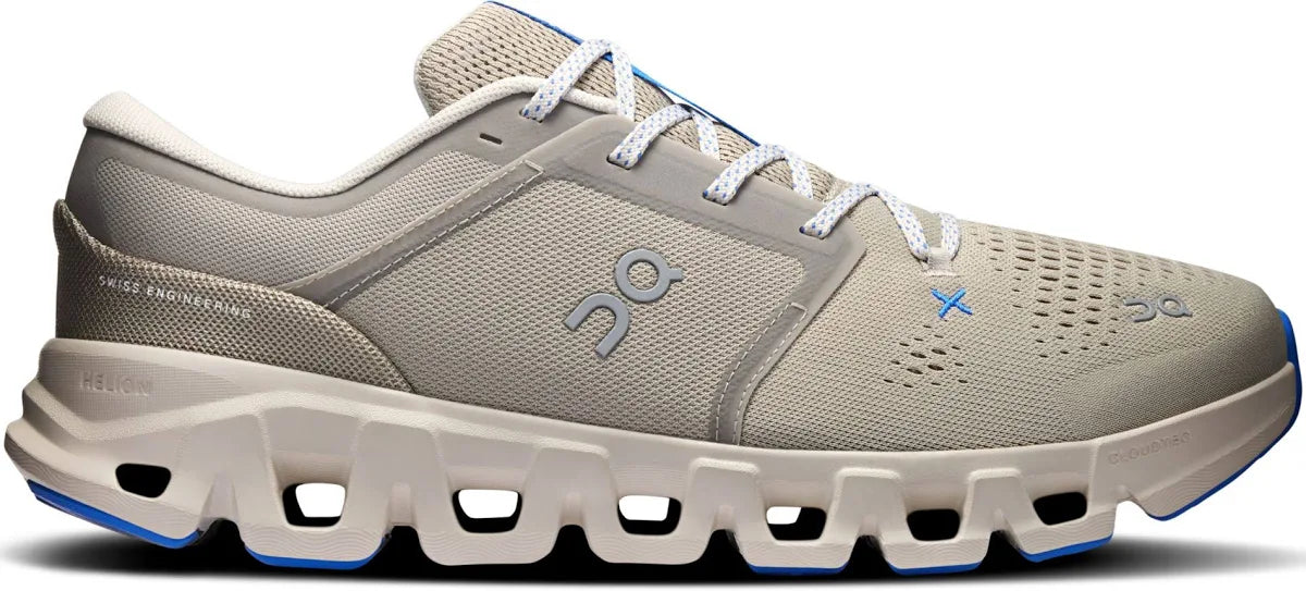 On Cloud X 4 Sand Blue Training Shoes Cushioned Athletic Sneakers