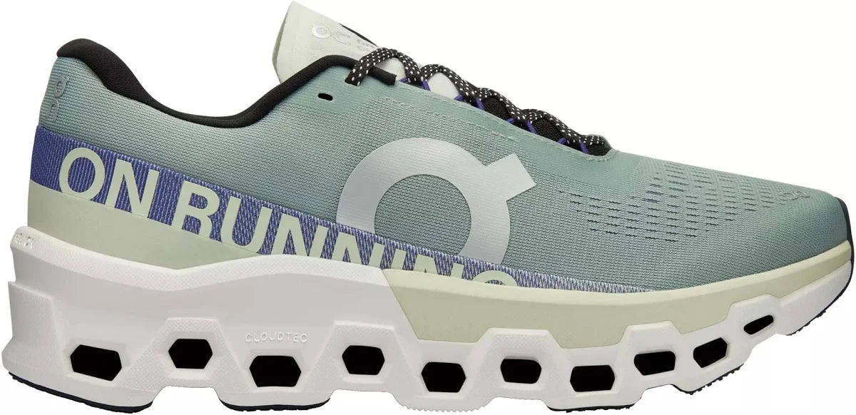 On Cloudmonster 2 Surf Meadow Road Running Shoes Cushioned Athletic Sneakers