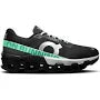 On Cloudmonster 2 Black Sneakers with Mint Green Accents