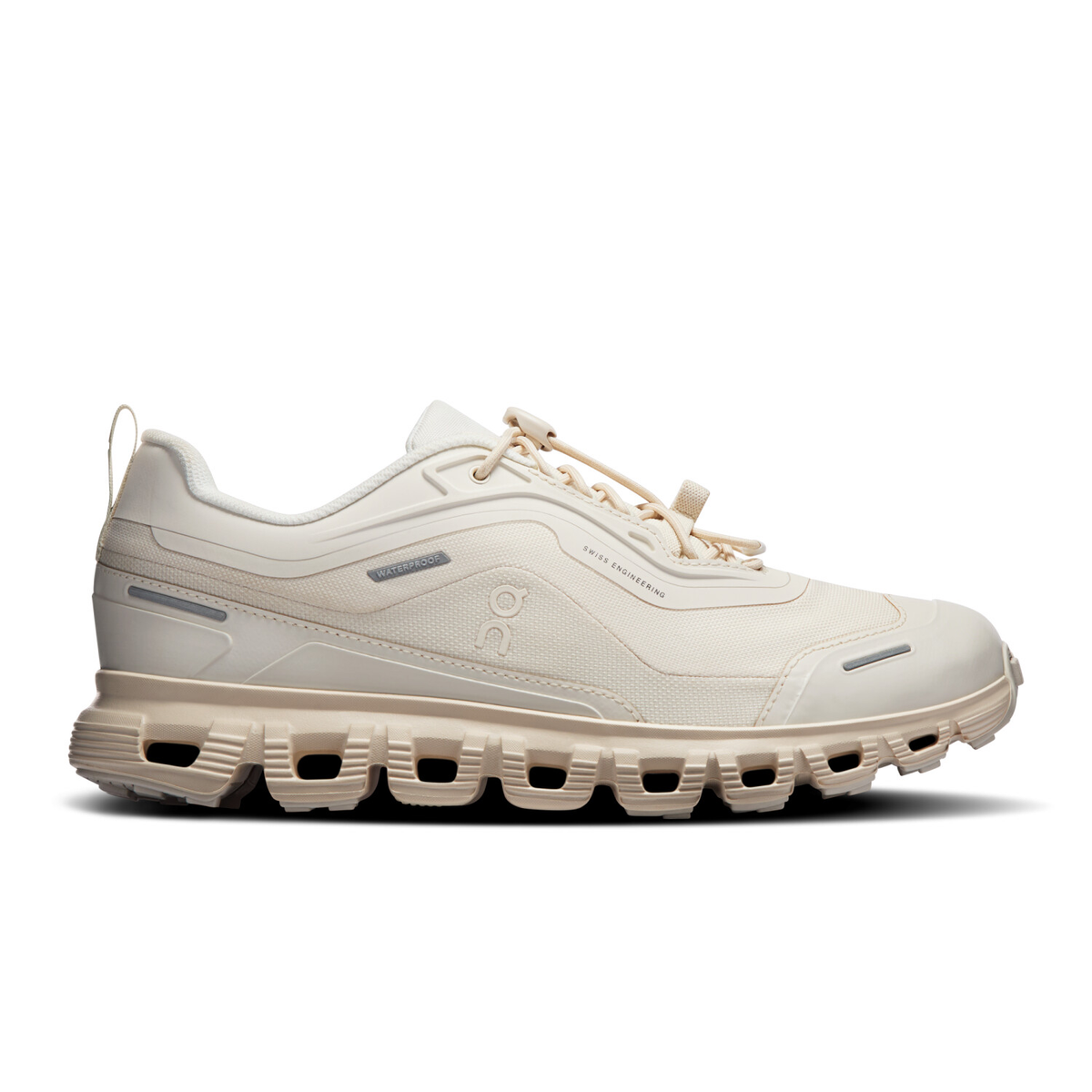 On Cloud 5 Waterproof Ivory & Cream Sneakers