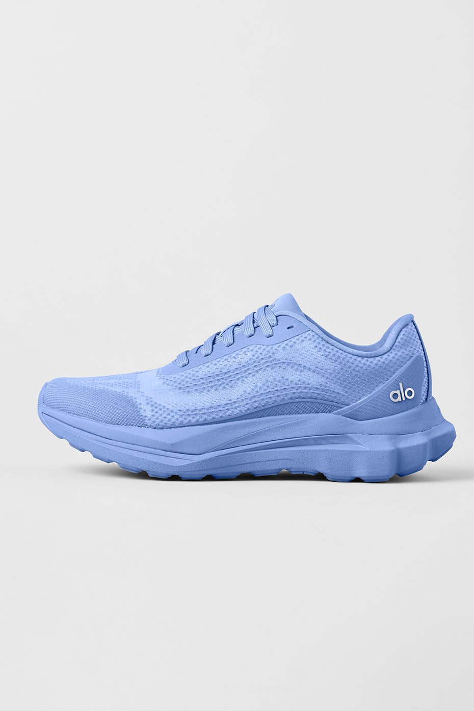 Alo Periwinkle Blue Mesh Lace-Up Sneakers