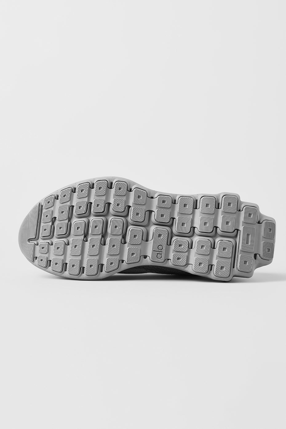 Alo Light Grey Mesh Lace-Up Sneakers