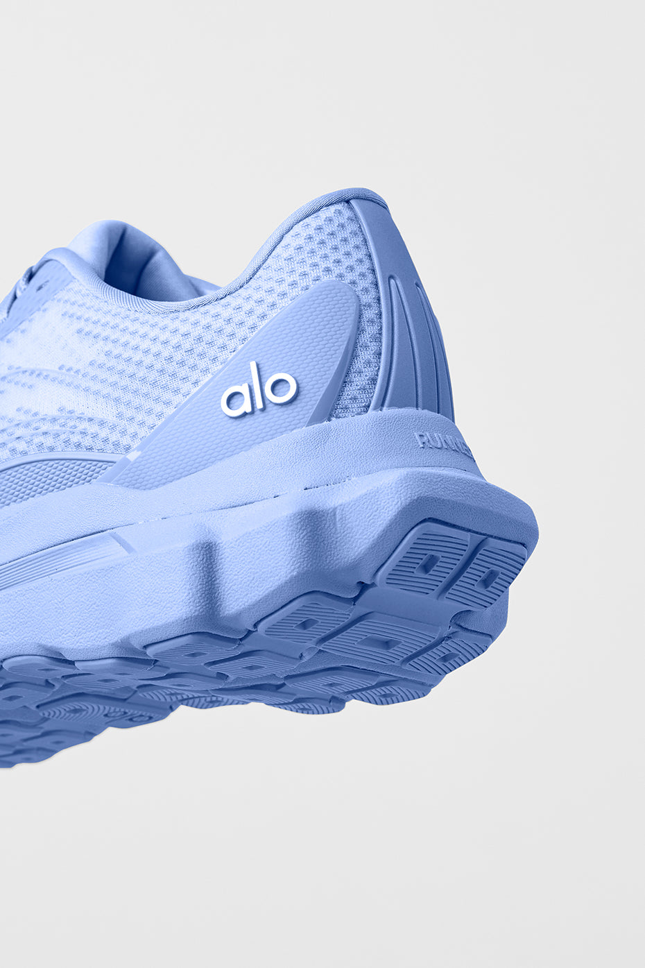 Alo Periwinkle Blue Mesh Lace-Up Sneakers