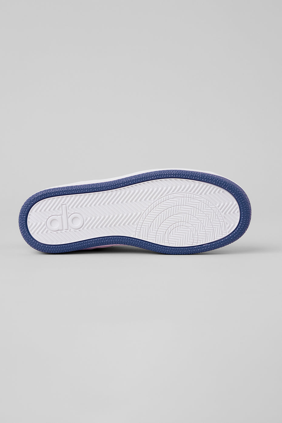 Alo Navy & White Low-Top Court Sneakers