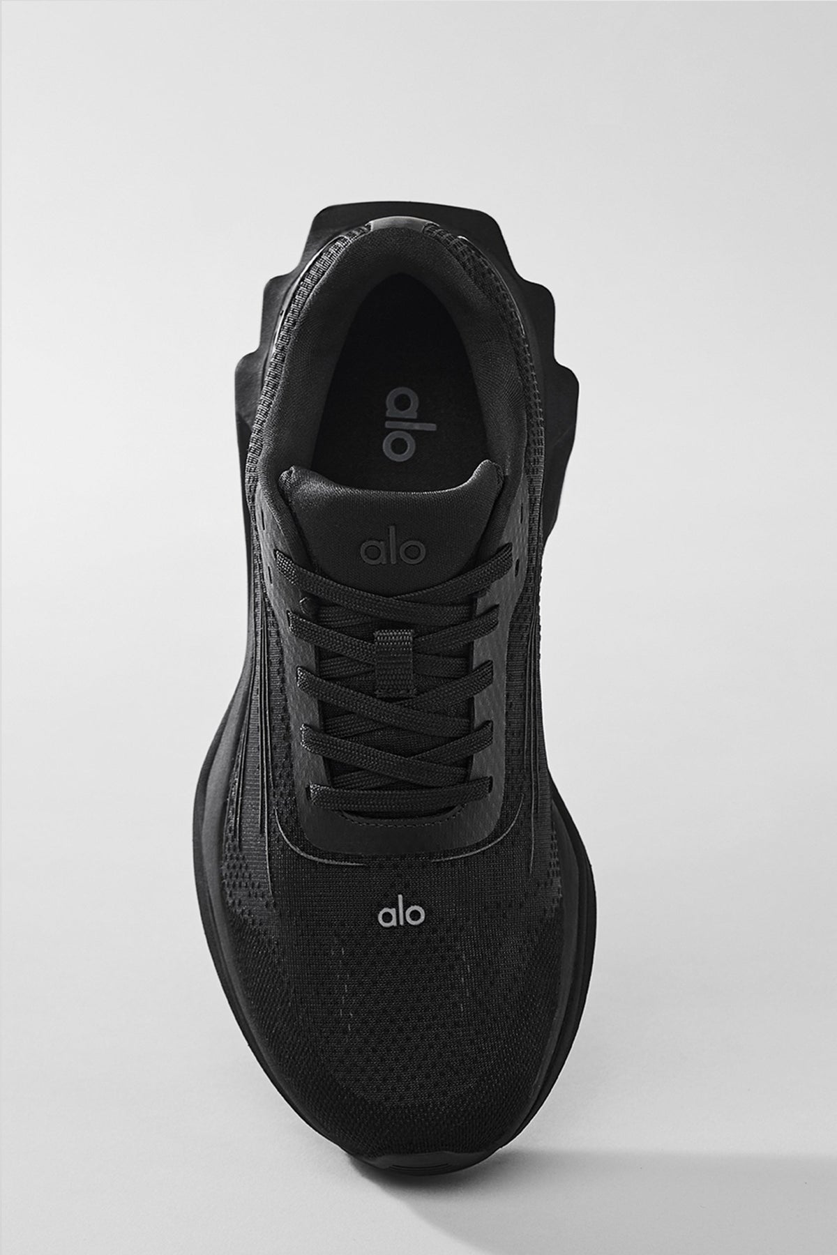 Alo Black Mesh Lace-Up Sneakers